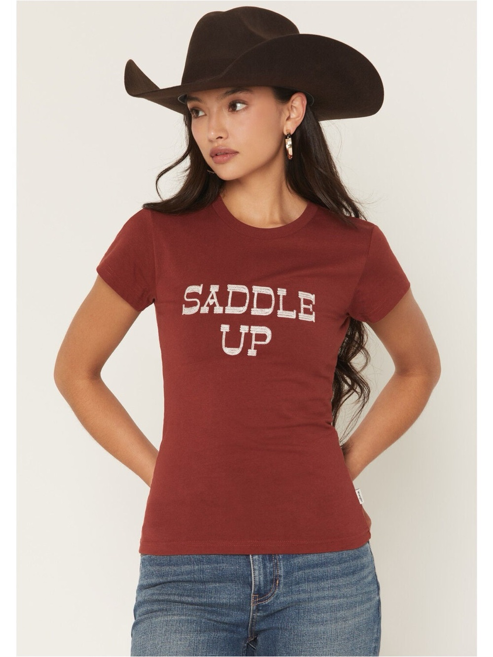 Wrangler women’s Saddle Up shirt embroidered tee